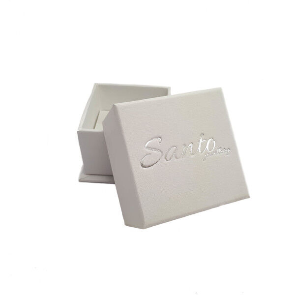 ROSE GOLD CZ RECTANGULAR HUGGIES