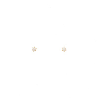 YELLOW GOLD SMALL FW PEARL STUDS