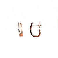 ROSE GOLD MODERN SMALL HOOPS