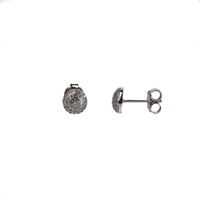 STERLING SILVER CZ DOME STUDS