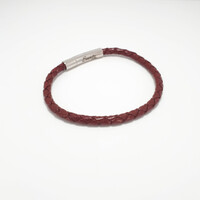 THIN RED LEATHER BRACELET