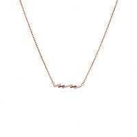 ROSE GOLD MULTI BAR NECKLACE