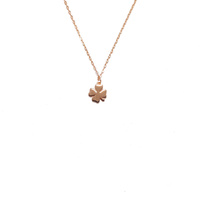 ROSE GOLD FOUR LEAF CLOVER NECKLACE