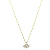 YELLOW GOLD PETAL NECKLACE
