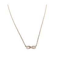 ROSE GOLD THIN INFINITY NECKLACE