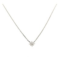 STERLING SILVER STAR NECKLACE