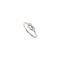 STERLING SILVER KNOT RING