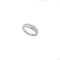 STERLING SILVER BAGUETTE BAND RING