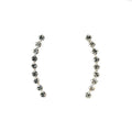 STERLING SILVER CZ EAR CLIMBERS