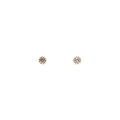 YELLOW GOLD 5mm CZ STUDS