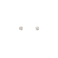 STERLING SILVER SMALL CUBIC ZIRCONIA CLUSTER STUDS
