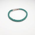 THIN TURQUOISE LEATHER BRACELET