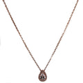 ROSE GOLD LARGE TEARDROP PENDANT
