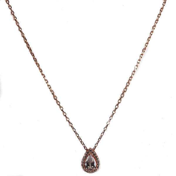 ROSE GOLD LARGE TEARDROP PENDANT