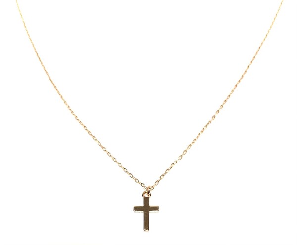 ROSE GOLD CROSS NECKLACE