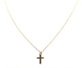 ROSE GOLD CROSS NECKLACE
