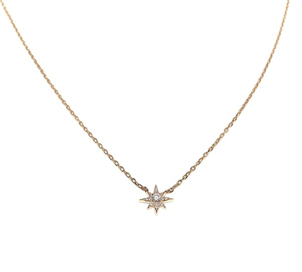 ROSE GOLD STAR NECKLACE