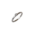 STERLING SILVER SINGLE CZ RING