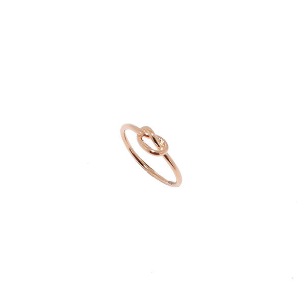 ROSE GOLD KNOT RING