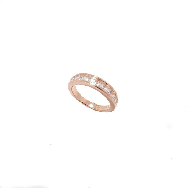 ROSE GOLD BAGUETTE BAND RING