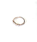ROSE GOLD MULTI SHAPE CZ RING